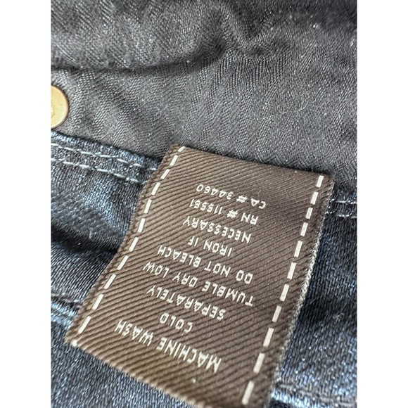 7 for all mankind Flint Crop Jeans Y2K Light Wash Women’s Size 29 EUC Flare - Picture 6 of 8